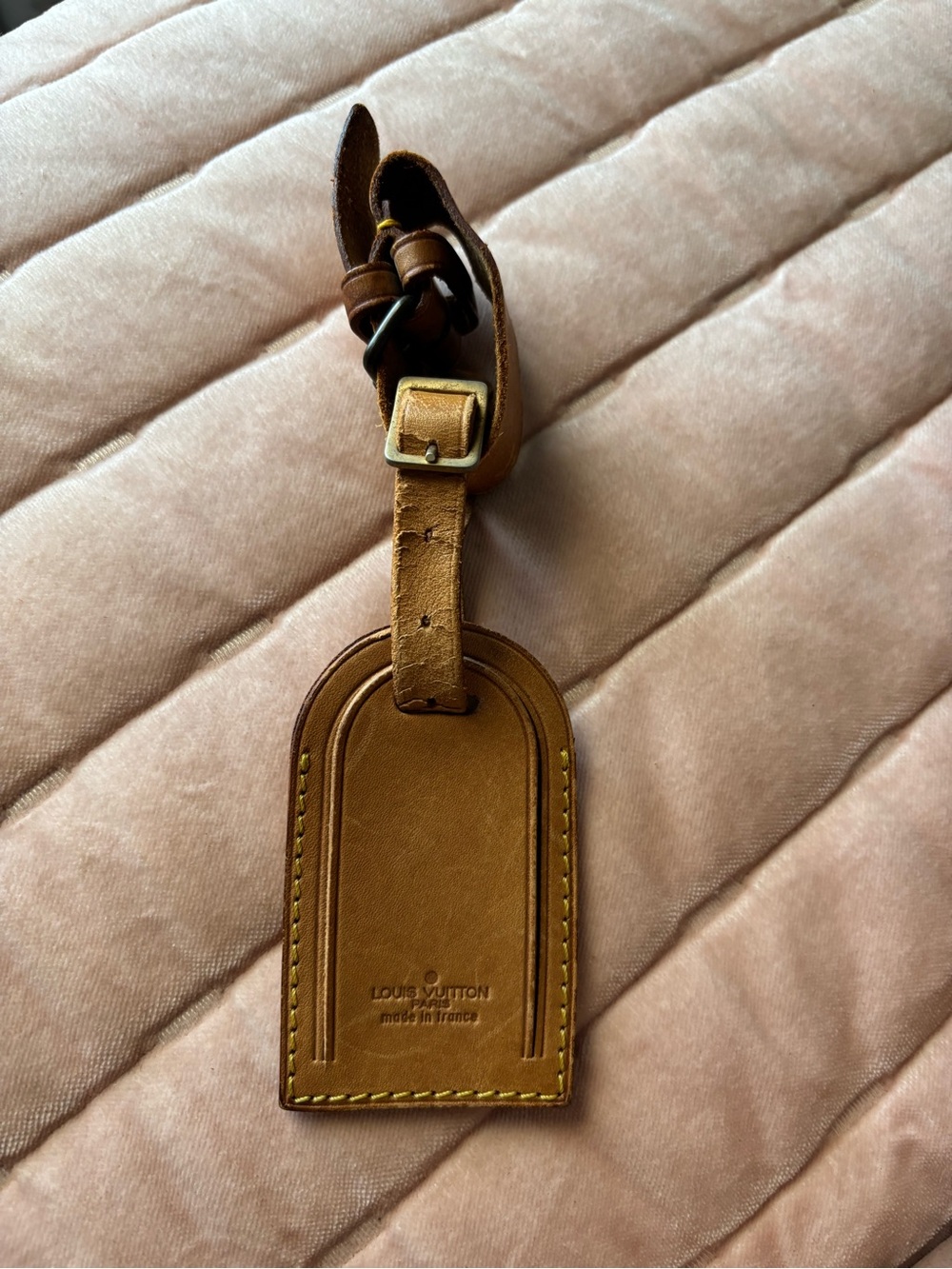 Louis Vuitton Leather Travel Luggage Tag - Picture 2 of 7
